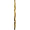 Ekena Millwork Peralta Ceiling Medallion (Fits Canopies up to 4 5/8"), 17 3/4"OD x 3 1/8"ID x 1"P, Iridescent Gold CM17PEIGS - alternate 2